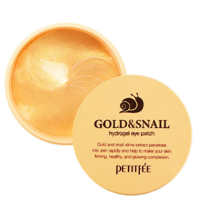 Petitfee gold. Патчи Gold Snail Petitfee. Gold Snail Hydrogel Eye Patch. Gold/Snail Hydrogel Eye Patch, 60 шт. Патчи Petitfee Gold and Snail Eye.